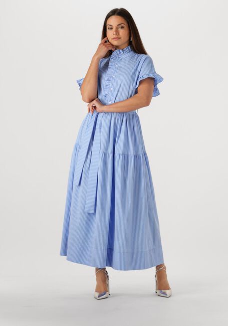 NEO NOIR Robe maxi NELLIE STRIPE DRESS Bleu clair - large