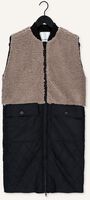 Zwarte CO'COUTURE Bodywarmer ALLEY FUR MIX VEST Zwarte CO'COUTURE Bodywarmer ALLEY FUR MIX VEST - medium