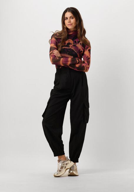 Zwarte CATWALK JUNKIE Tops & T-shirts MESH TURTLE NECK LONG SLEEVE - large