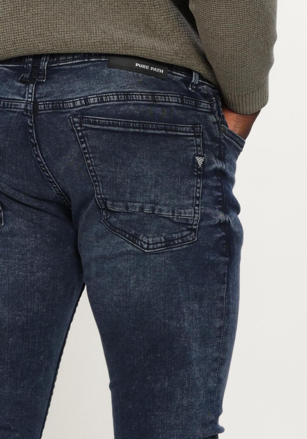 Blauwe PURE PATH Slim fit jeans THE JONE 2.0 - large