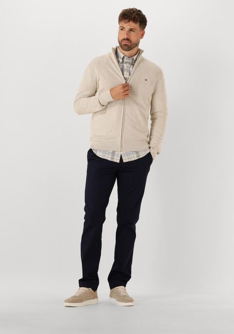 Beige TOMMY HILFIGER Vest ESSENTIAL COTTON ZIP THRU - large