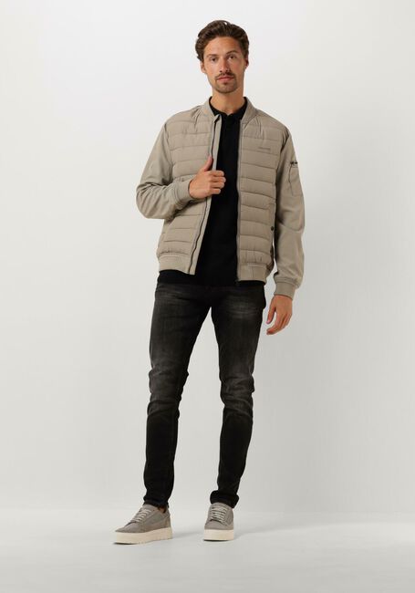 PURE PATH Veste matelassé PADDED JACKET WITH FRONT AND SLEEVE POCKETS Sable - large