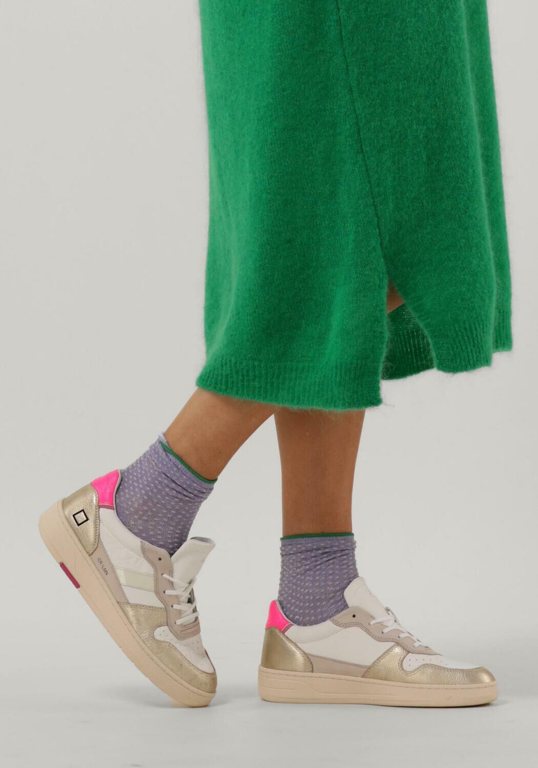 Witte D.A.T.E Sneakers COURT 2.0 DAMES - large