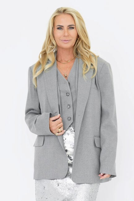 EST'SEVEN AISHA BLAZER Blazers Gris clair - large
