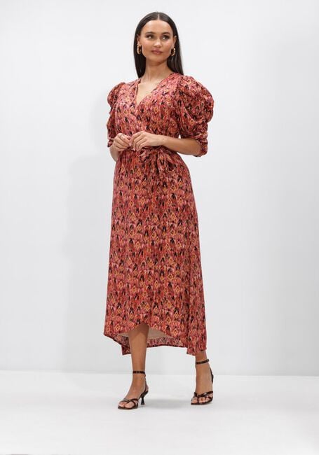 AAIKO Robe midi PIDA IKAT VIS 512 en multicolore - large