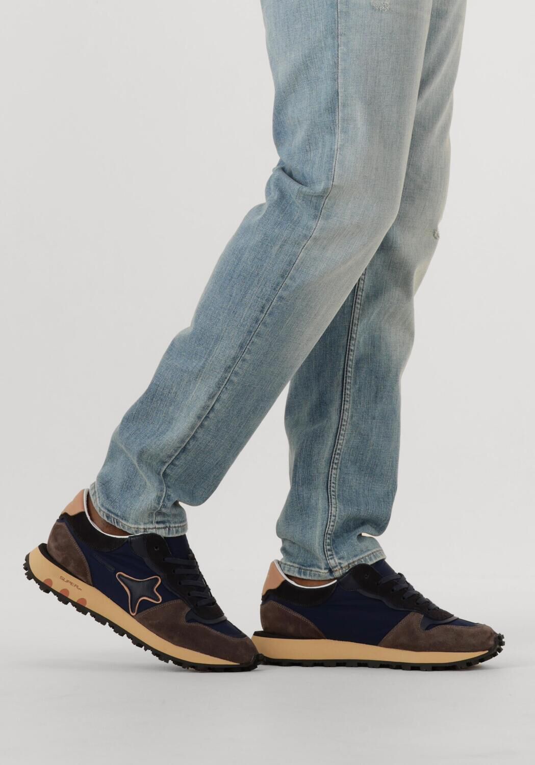 AMA BRAND DELUXE Baskets basses S.RUN MEN en bleu - large