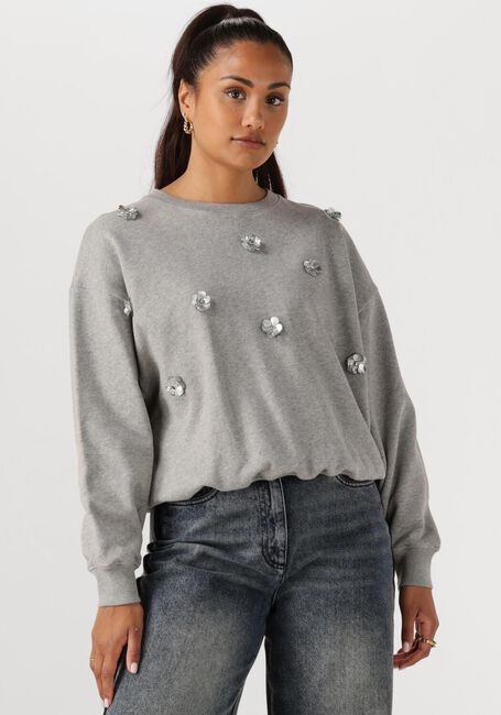 NUKUS Pull BEATRIZ PULLOVER FLOWER en gris - large