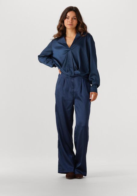 AMAYA AMSTERDAM Pantalon large LOLA Bleu foncé - large