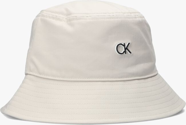 CALVIN KLEIN CK OUTLINED BUCKET Chapeau en beige - large
