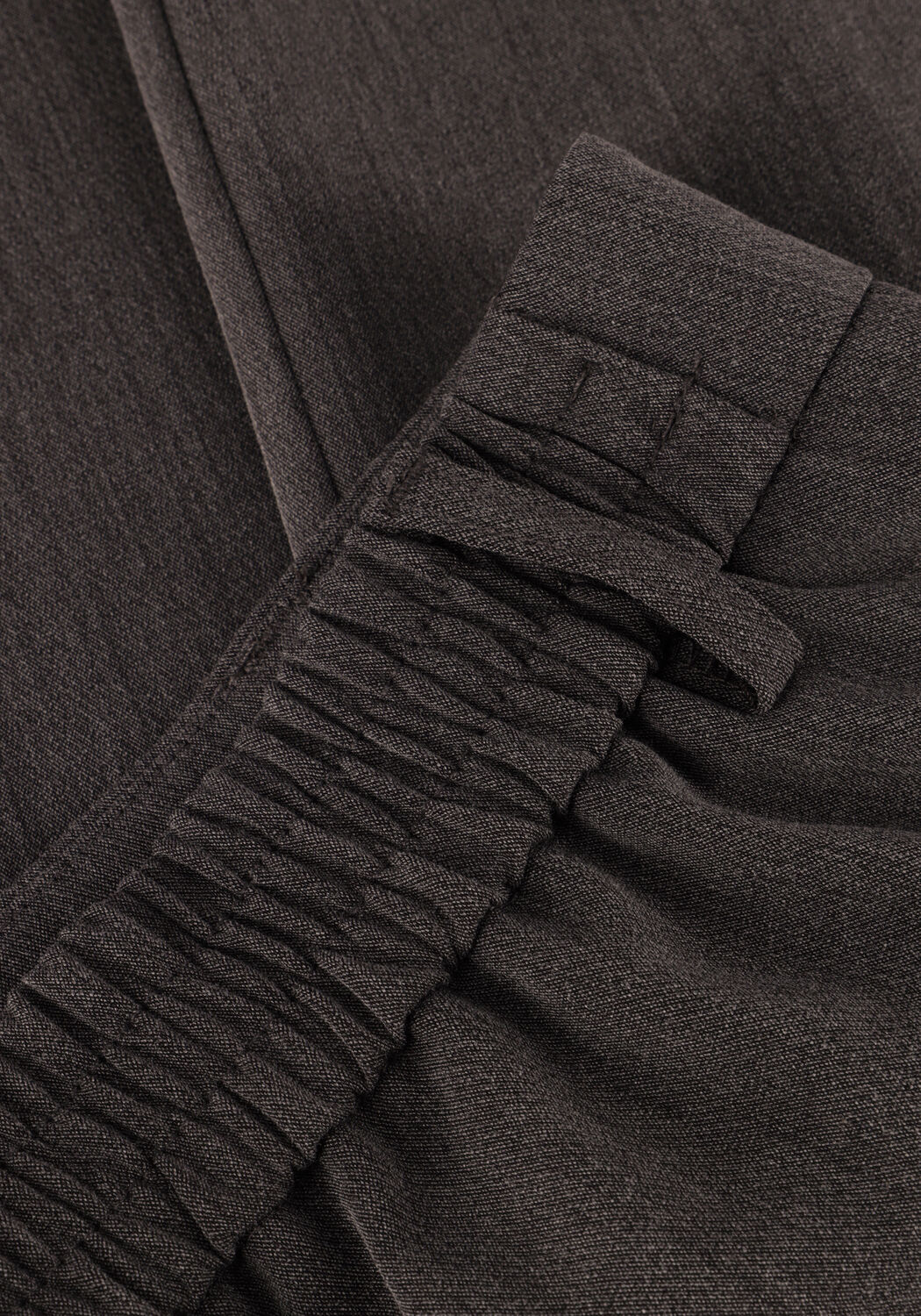 Grijze OBJECT Pantalon OBJSIGRID HW CASUAL PANT NOOS - large