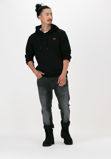 FRED PERRY Chandail LAUREL WREATH HOODED SWEATSHIR en noir - large