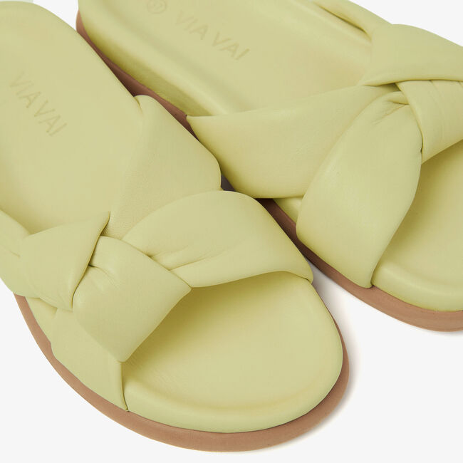 VIA VAI Sandales plates CANDY NOVA Chaux - large