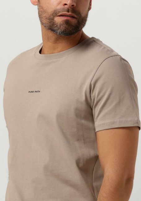 PURE PATH T-shirt ESSENTIAL LOGO T-SHIRT en taupe - large