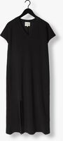 Zwarte MY ESSENTIAL WARDROBE Midi jurk ELLAMW V-NECK LONG DRESS