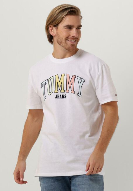 TOMMY JEANS T-shirt TJM CLSC COLLEGE POP TOMMY TEE en blanc - large