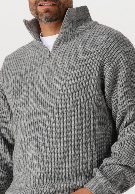 AMERICAN VINTAGE Pull CRASHWAY HALF ZIP H en gris - large
