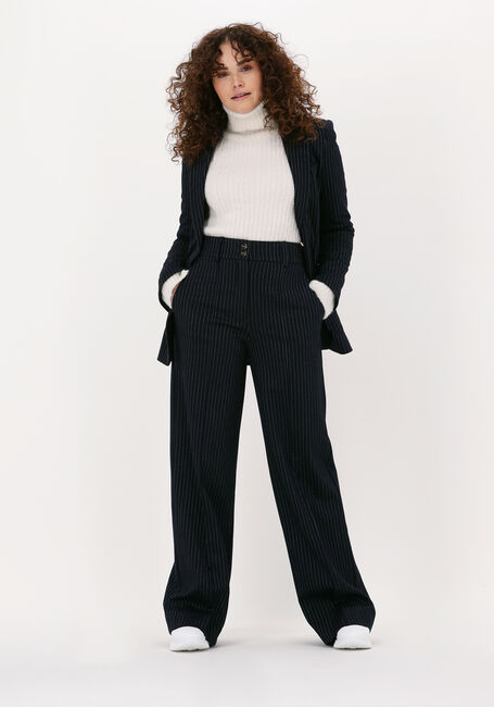 VANILIA Pantalon STRAIGHT PIN Bleu foncé - large