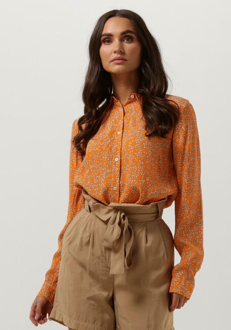 MODSTRÖM CORINNA MD PRINT SHIRT Blouses en orange - large