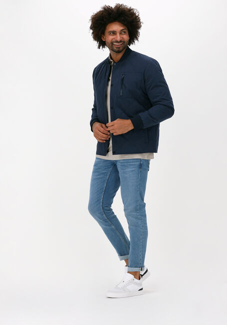 Blauwe SELECTED MEN Gewatteerde jas SLHSTRATFORD QUILTED BOMBER - large