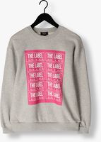ALIX THE LABEL Chandail LADIES KNITTED LABEL SWEATER en gris