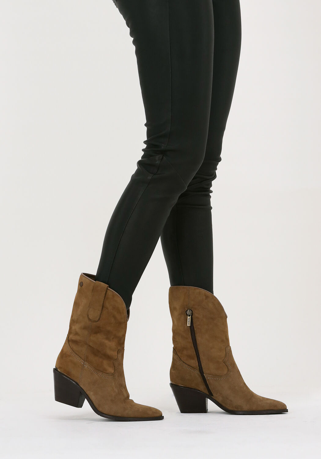 Taupe NOTRE-V Enkellaarsjes AH68 - large