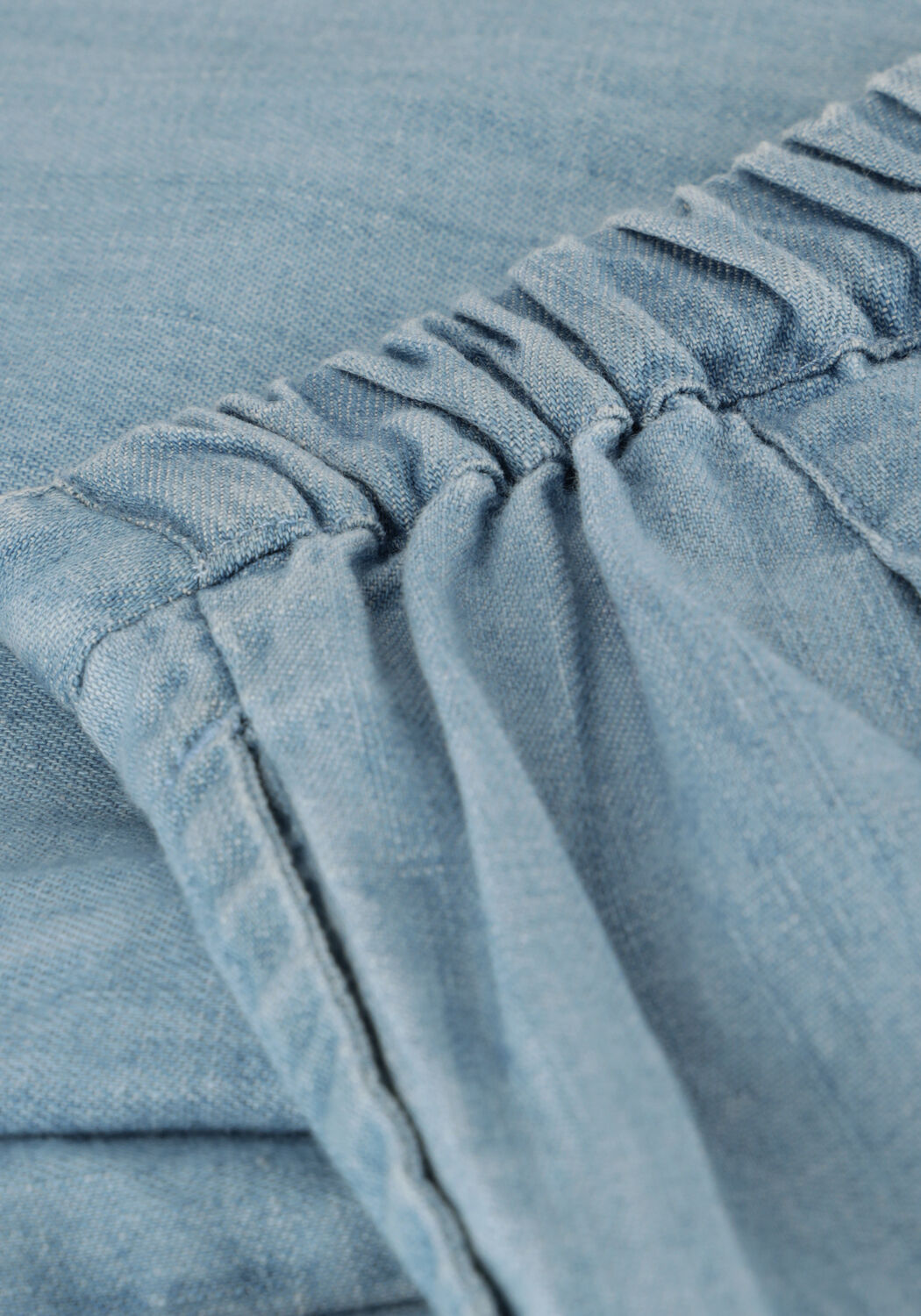 YOUR WISHES Wide jeans SLUB DENIM WIDE LEG PANTS Bleu clair - large