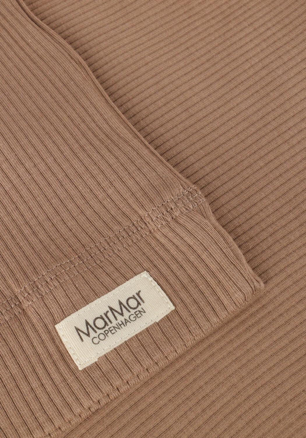 Taupe MARMAR COPENHAGEN Top PLAIN TEE LS - large