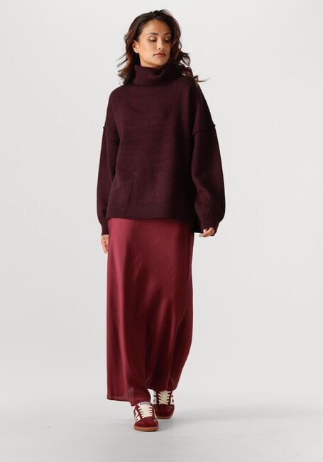 CO'COUTURE Pull MAJA SLIT ROLLNECK KNIT Bordeaux - large
