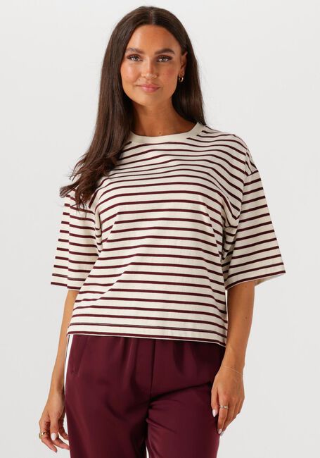 CATWALK JUNKIE T-shirt STRIPED LOOSE FIT TSHIRT en blanc - large