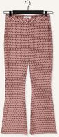 Oranje SUMMUM Flared broek TROUSER GRAPHIC JACQUARD Oranje SUMMUM Flared broek TROUSER GRAPHIC JACQUARD - medium