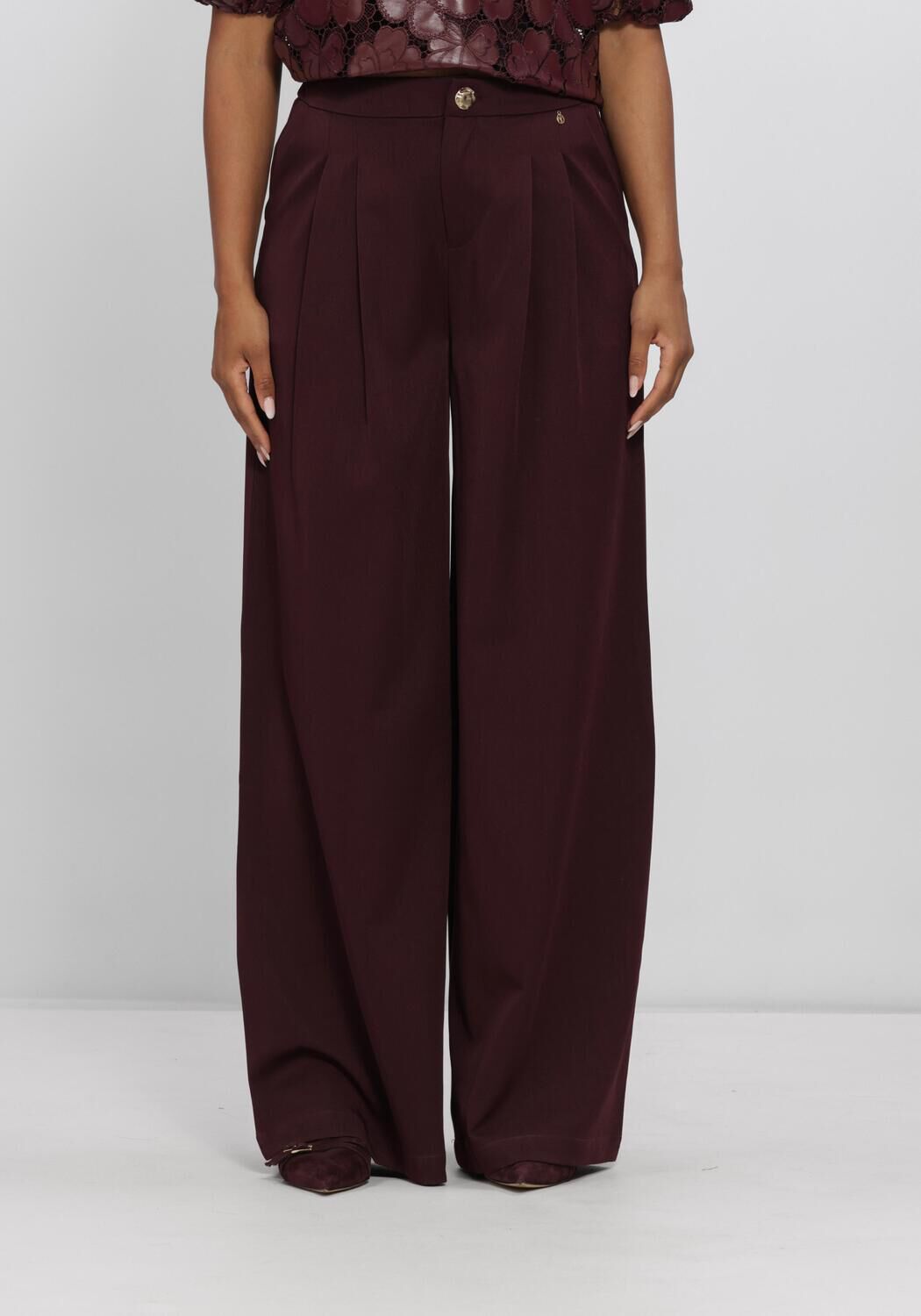 Bordeaux NUKUS Pantalon BODINE PANTS - large