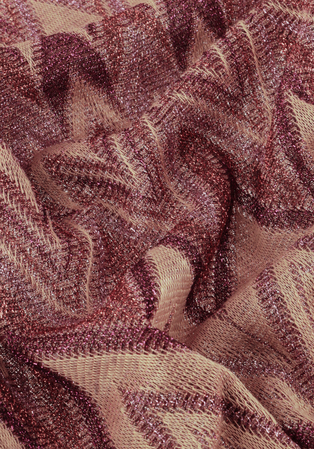 SUMMUM Haut TOP LONG SLEEVE ZIG ZAG LUREX en multicolore - large