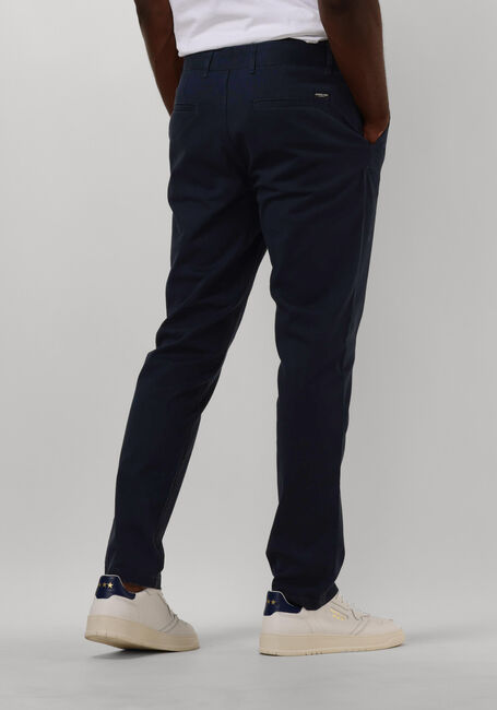SCOTCH & SODA Chino STUART STRETCH COTTON CHINO Bleu foncé - large