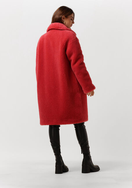 STAND STUDIO Manteau en fausse fourrure CAMILLE COCOON COAT 2020 en rose - large