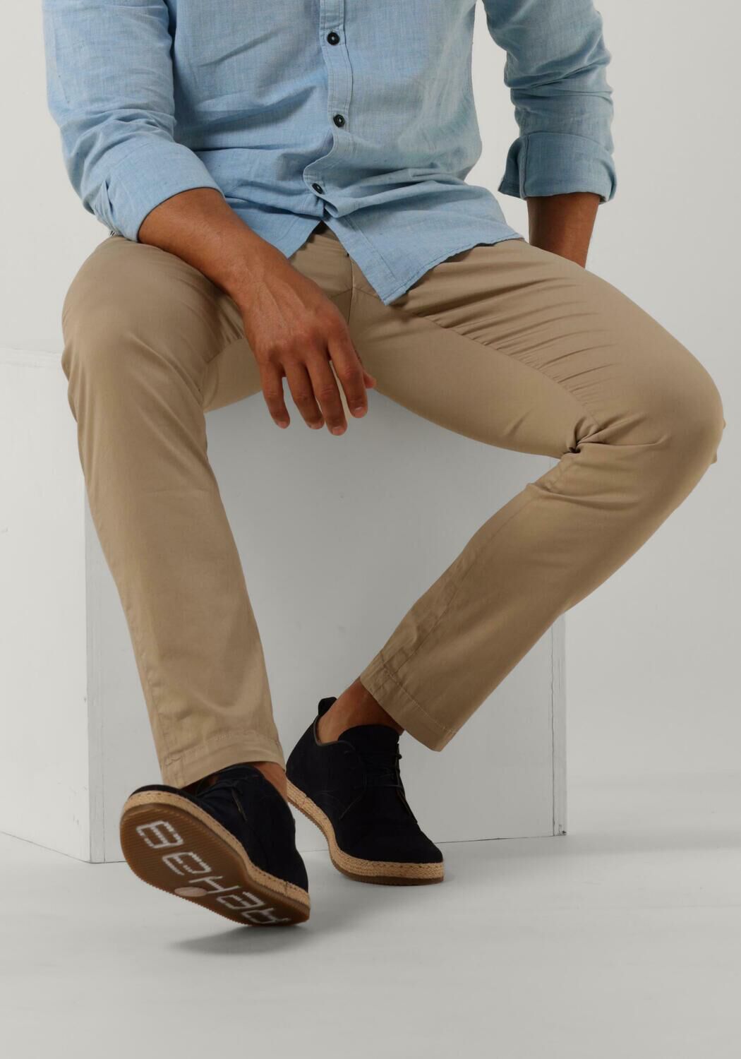 REHAB RODRIGO Richelieus en bleu - large