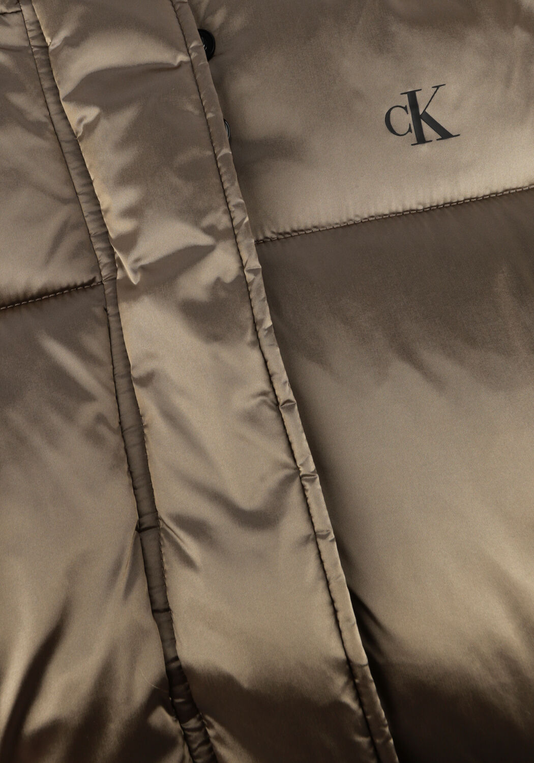 CALVIN KLEIN MONOLOGO ND SHINY LONG PUFFER - large