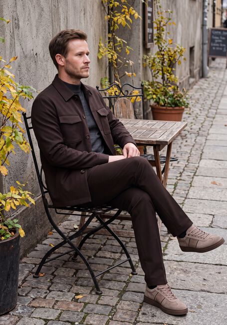 STEFANO LAURAN SL-CALVIN Surchemises en marron - large