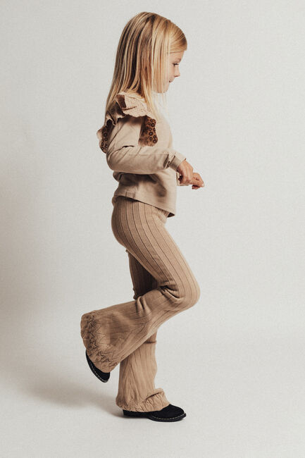 Camel BAJE STUDIO Flared broek MARY PANTS - large