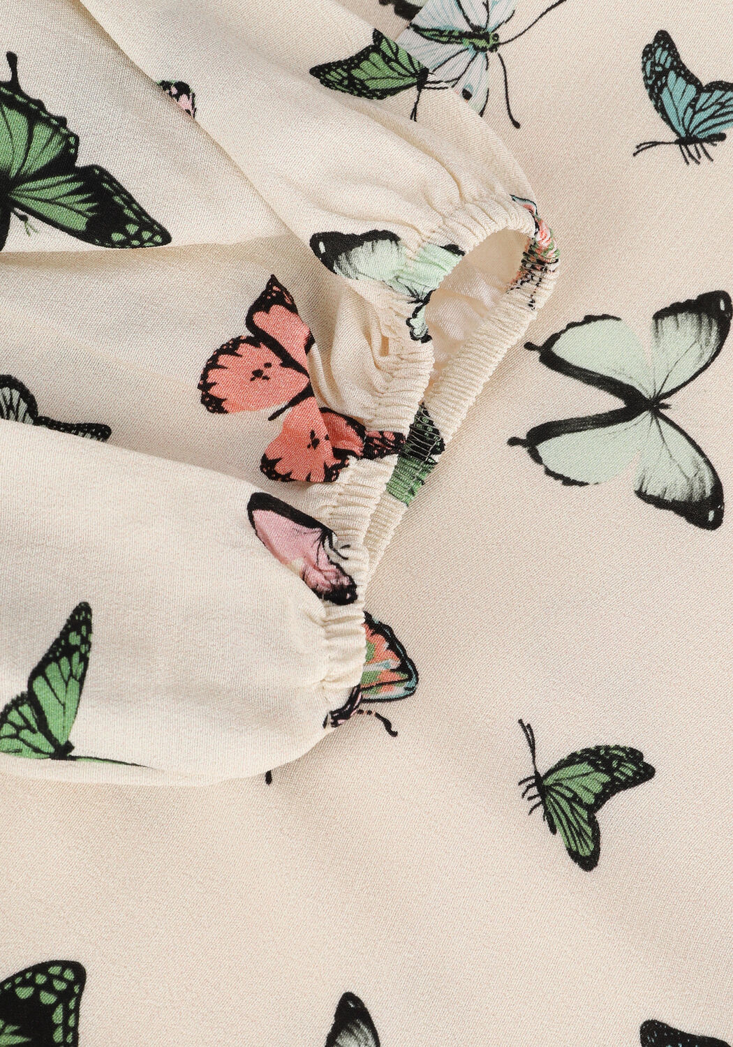 Creme NA-KD Mini jurk FRONT ROUCHING MINI DRESS - large