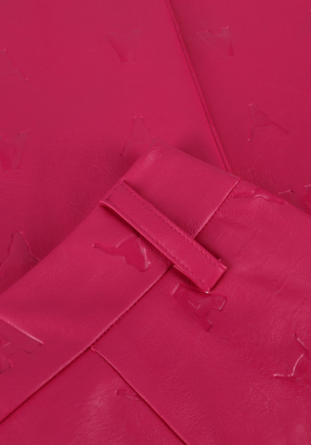 ALIX THE LABEL Pantalon LOGO FO LEATHER PANTS en rose - large