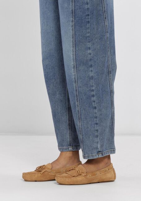 FRED DE LA BRETONIERE BILLY INDY Mocassins en camel - large