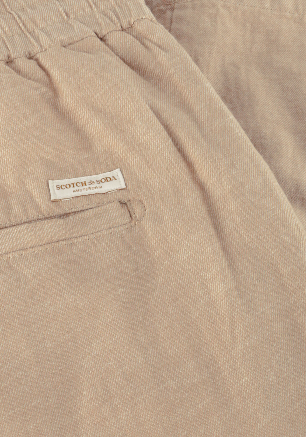 Beige SCOTCH & SODA Pantalon WARREN - STRAIGHT FIT TWILL JOGGER - large