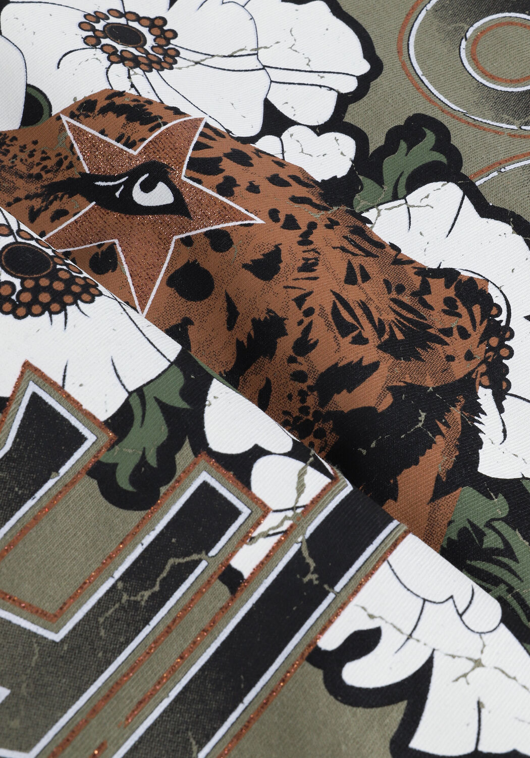 COLOURFUL REBEL T-shirt GOLDEN SOUL BOXY TEE en vert - large