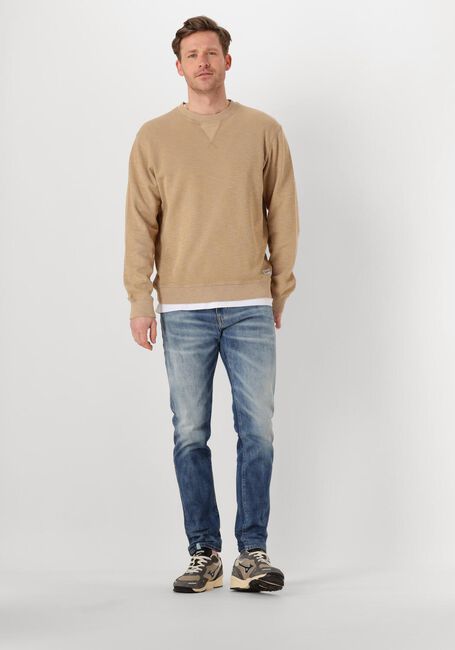 SCOTCH & SODA Chandail GARMENT DYE STRUCTURED SWEATSHIRT Sable - large