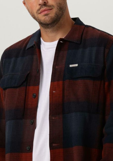 CAST IRON Surchemise LONG SLEEVE SHIRT YD CHECK REGULAR FIT en marron - large
