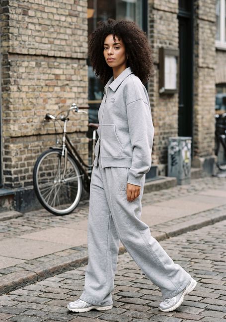 THE LOLA CLUB Chandail LOIS ZIP THROUGH en gris - large