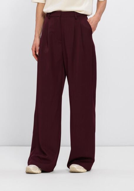 STUDIO AMAYA Pantalon large JACKIE PANTS - BORDEAUX Bordeaux - large