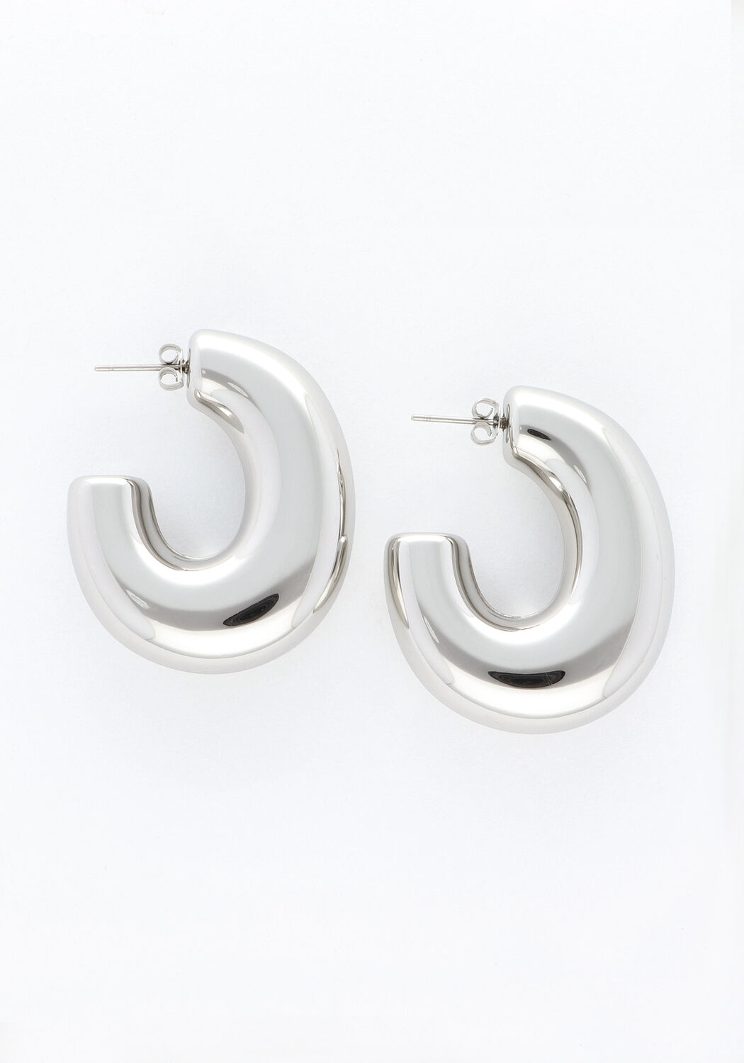 NOTRE-V Boucles d'oreilles EARRING BIG Argent&eacute;