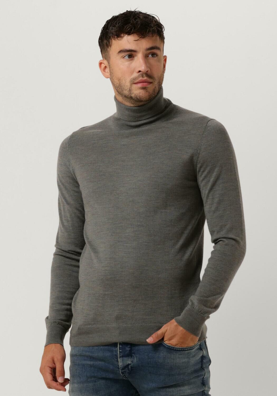 Groene PROFUOMO Coltrui PULLOVER ROLL NECK Omoda