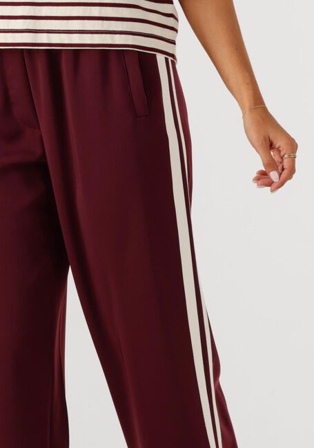 Bordeaux CATWALK JUNKIE Wijde broek SIDE BUTTON TRACKSUIT TROUSERS - large
